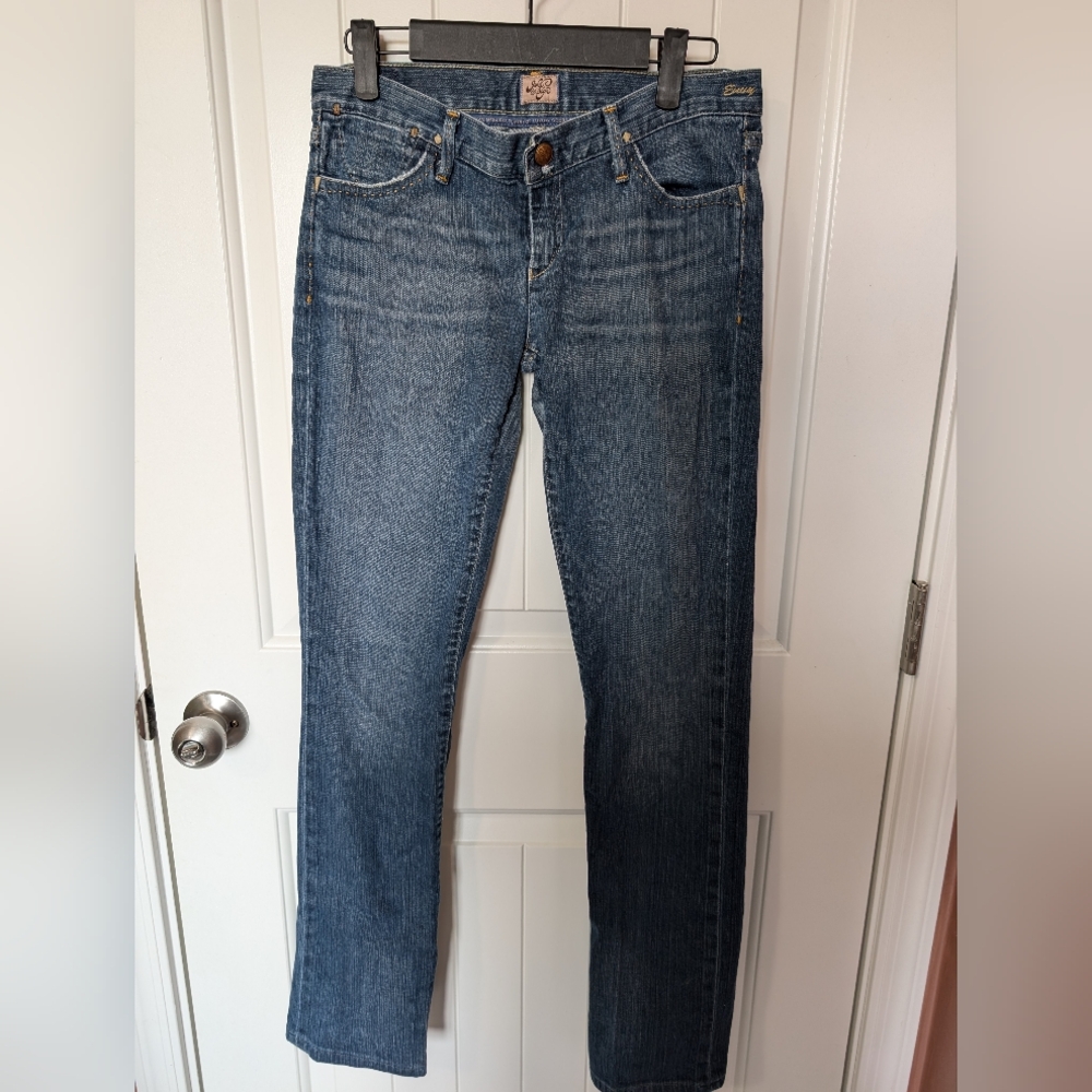 VTG GOLDSIGN Envy Jeans Straight Leg Mid Rise W27 Medium Wash